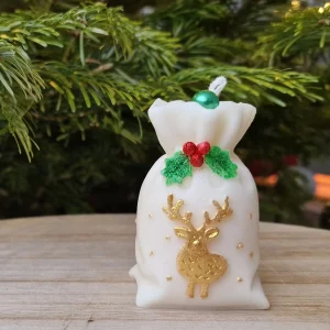 Świąteczny Woreczek z Reniferem