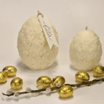 Osterkerzen Set „Ei Blossom” – Sojalicht