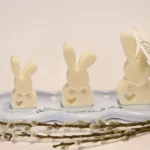 Osterkerzen Set „Minimal Hasen” (3er Set) – Sojalicht